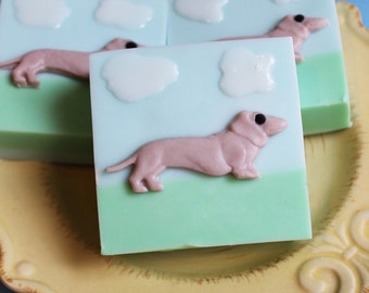 Dachshund Dog Soap Bar - Dog Soap, Puppy Soap, Dog Lovers Gift,  Kids Soap, Weiner Dog, Novelty Soap, Kids Bath, Kids Soap, Doxie Soap