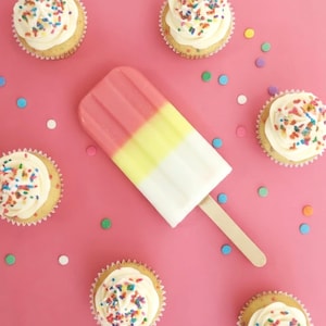 Confetti Cupcake Soap Pop - Handmade Dessert Soap, Teen Gift