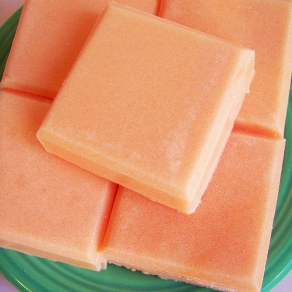 Solid Sugar Scrub Soap Orange Tangerine Bar - Solid Scrub, Soap Scrub, Gift For Mom, Oranges, Fruit Soap, Bridal Shower Gift, Soap Favors