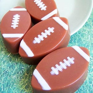 Chocolate Football Soap Kids Soap, Soap Favors, Sports, Gift For Him, Boys Soap, Party Favors, Birthday, NFL, Novelty Soap, Gift For Him image 5