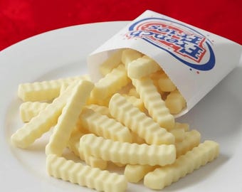 Pommes Seifen Set: Zitronenduft Neuheit Seife Pommes, Gag Geschenk