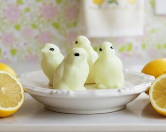 Küken Seife: Nach Zitrone duftend, Ostern, Babyparty, Bauernhaus Geschenk