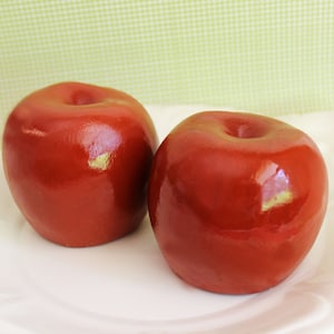 Jabón de manzana: jabón de otoño, jabón de frutas, con aroma a manzana, jabón de comida novedoso, jabón de cocina, regalos de jabón, regalos de boda, estilo rústico, decoración del hogar, divertido.