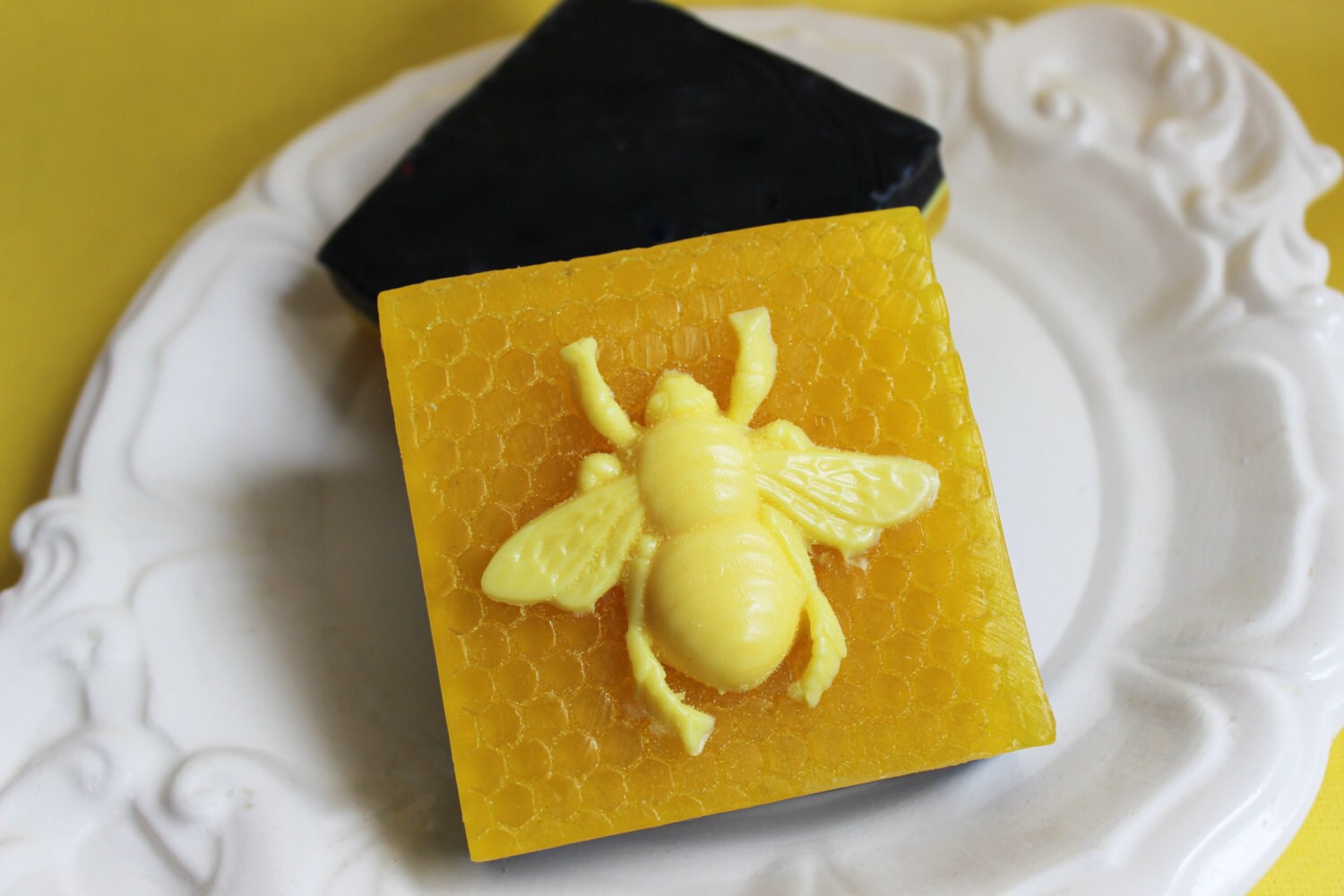 Bee Soap Bar Honey Bee Animal Soap Honey Comb Honey Etsy