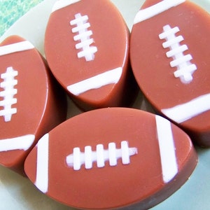 Chocolate Football Soap Kids Soap, Soap Favors, Sports, Gift For Him, Boys Soap, Party Favors, Birthday, NFL, Novelty Soap, Gift For Him image 2