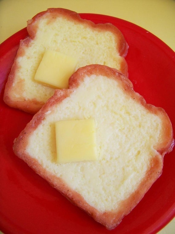 Toast Soap With Butter Bread Soap Banana Scented Food Etsy
