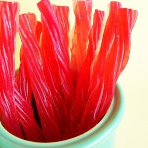 Red Licorice Soap Set - Candy Soap, Red Vines Soap, Twizzler Soap, Dessert Soap, Cherry Soap, Soap Favors, Realistic Food Soap, Kids Soap