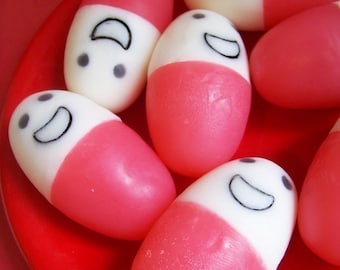 Happy Pill Soap Set - Chill Pill Soap, Cherry Soap, Get Well Soon, Gag Gift, Funny Soap, Medicine Soap, Nurse Gift, Doctor Gift, RX Soap