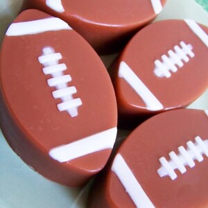 Chocolate Football Soap Kids Soap, Soap Favors, Sports, Gift For Him, Boys Soap, Party Favors, Birthday, NFL, Novelty Soap, Gift For Him image 3