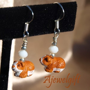 Hamster Earrings 11014 image 1