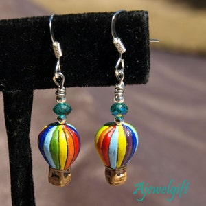 Hot Air Balloon Earrings 12063