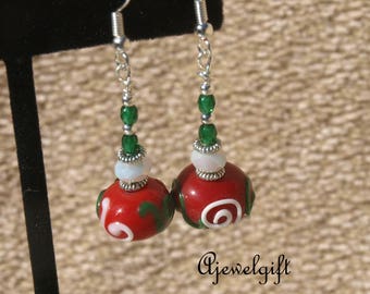 Whoville Christmas Dangle Earrings 16032