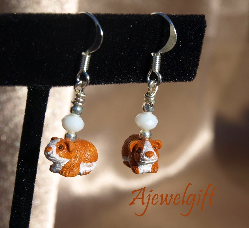 Hamster Earrings 11014 image 3