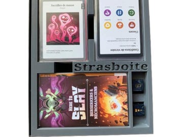 Insert compatible with the board game Here to Slay