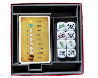 Insert compatible with the board game Mille Sabords
