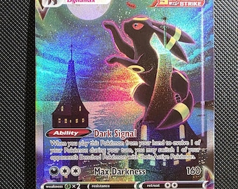 ブラッキーVMAX - メタルカード - ポケモンカード - 英語版 - Etsy 日本