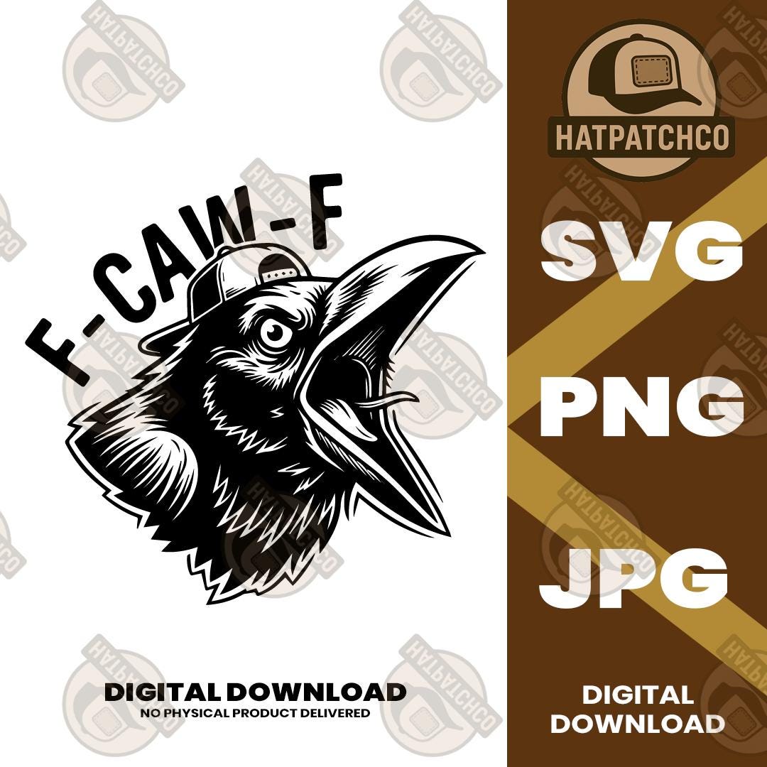 F-CAW-F - SVG - PNG - Vector File - Digital Download - Etsy