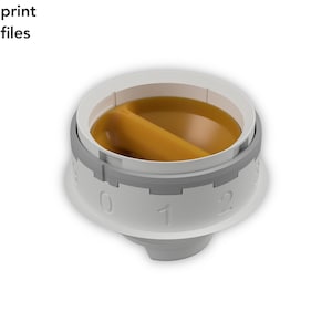 Grind Finer! (adjustable feeder / slow feeder) - Print Files - DF Series (anti popcorn) DF64Gen1 DF64Gen2 DF64P E DF83 DF64 Gen 1 2 mod