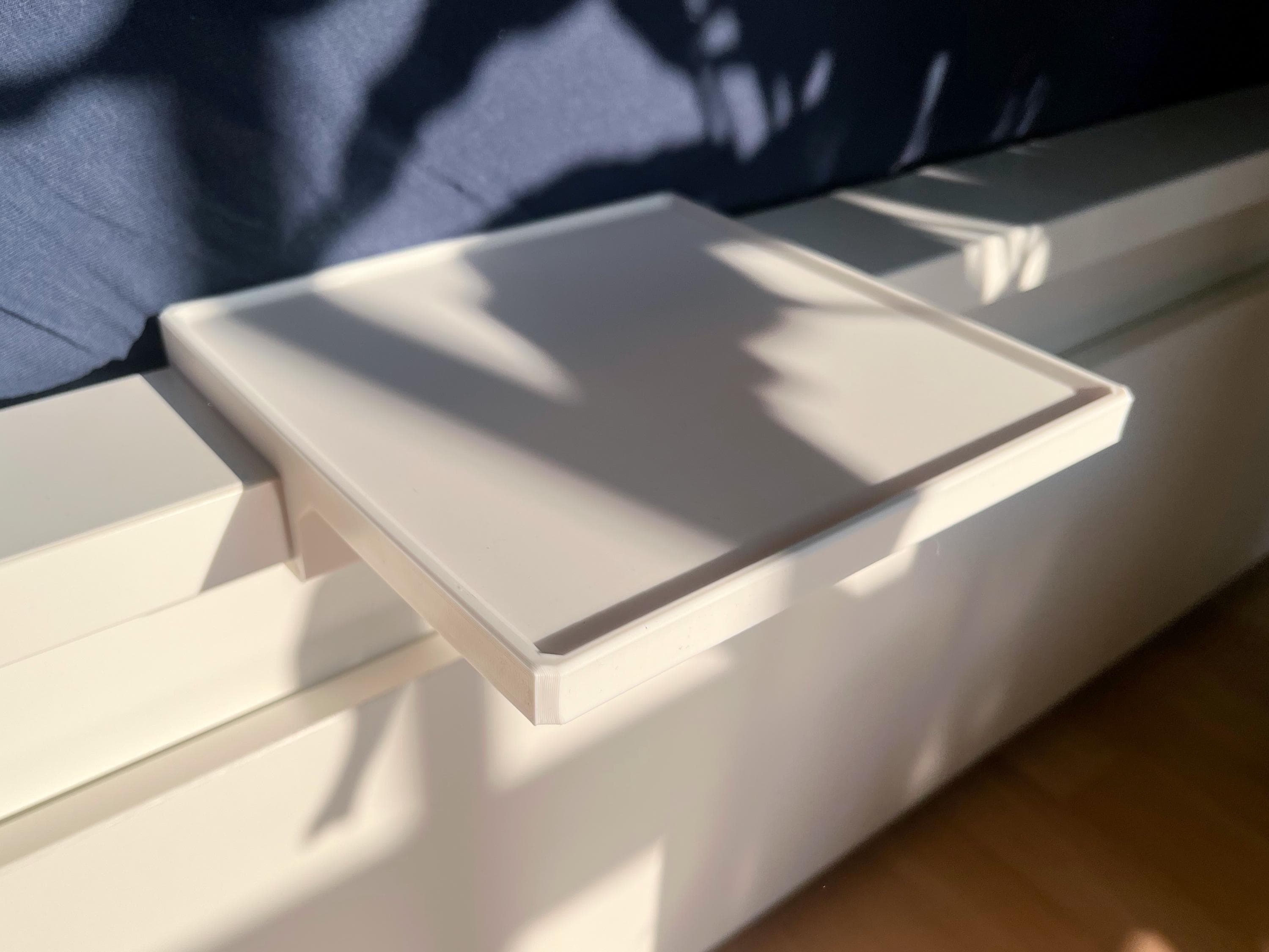 Bedside table for Ikea Malm bed frame, attachable, table for Malm, table, no drilling, floating, minimalist, bedside table for Malm bed