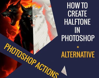 Halftone DTF Photoshop Action | 25, 30, 35 LPI Actions + Beginner Guide | Halftone Studio