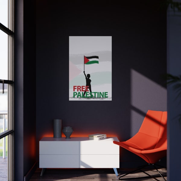 Free Palestine Protest Board | Customizable Foam Board | Indoor/Outdoor Sign