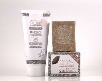 Traditional Aleppo soap + Aleppo gel hamam laurel oil 35%