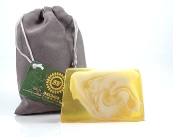 Handmade Glycerin soap with almond & olive oil Brandy
