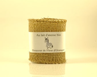 Organic donkey milk handmade soap with Orange Blossoms 100g