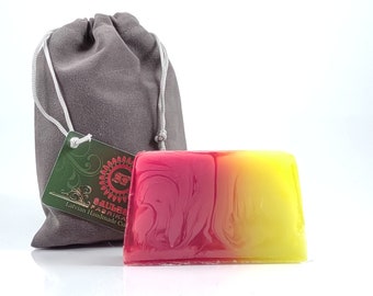 Handmade Glycerin soap with almond & olive oil Brazilian Carnival