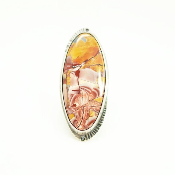 Garnet Sterling Silver Bangle Desert Sun