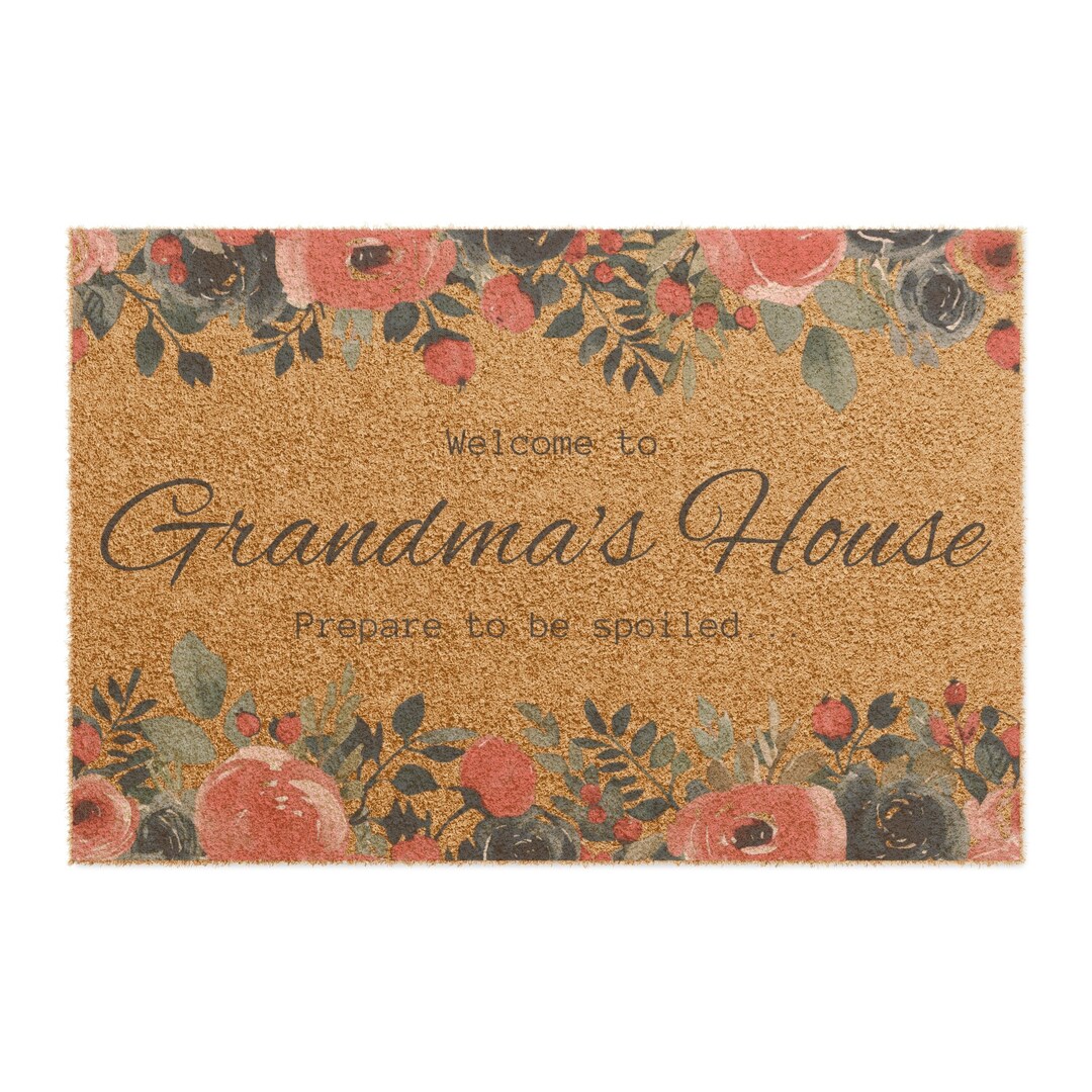 Welcome to Grandma's House Prepare to Be Spoiled - Doormat - Etsy