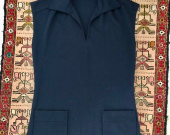 1990s Mint Green Tunic Top 100/% Polyester Karen Wong Medium 90s Retro Hipster Cheongsam Blouse