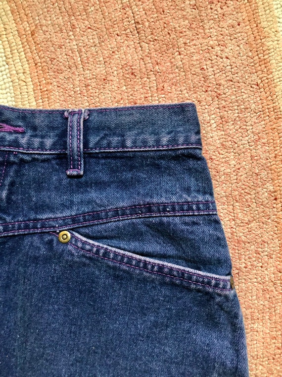 Cute 1980’s Ivy’s place vintage denim jean skirt … - image 2