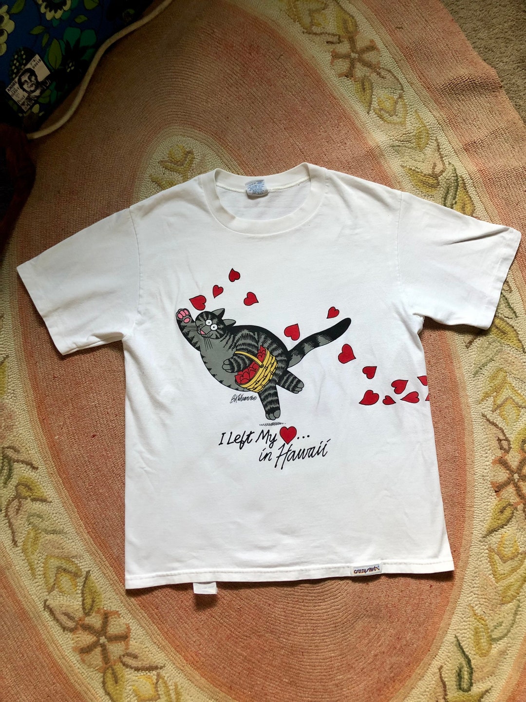 クレイジーシャツ ヴィンテージ 1980年代 I left my heart in クレイジーシャツ ヴィンテージ 1980年代 I left my heart in