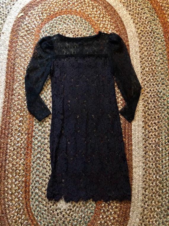 Perfect vintage 1980’s black lace Stevie nicks dre