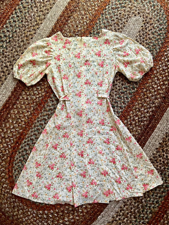 Precious Adorable Vintage 1970s Handmade Floral Prairie Dress - Etsy