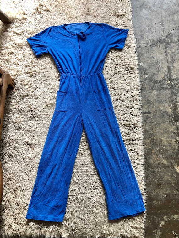 Killer 1970’s vintage terry cloth jumpsuit women’… - image 8