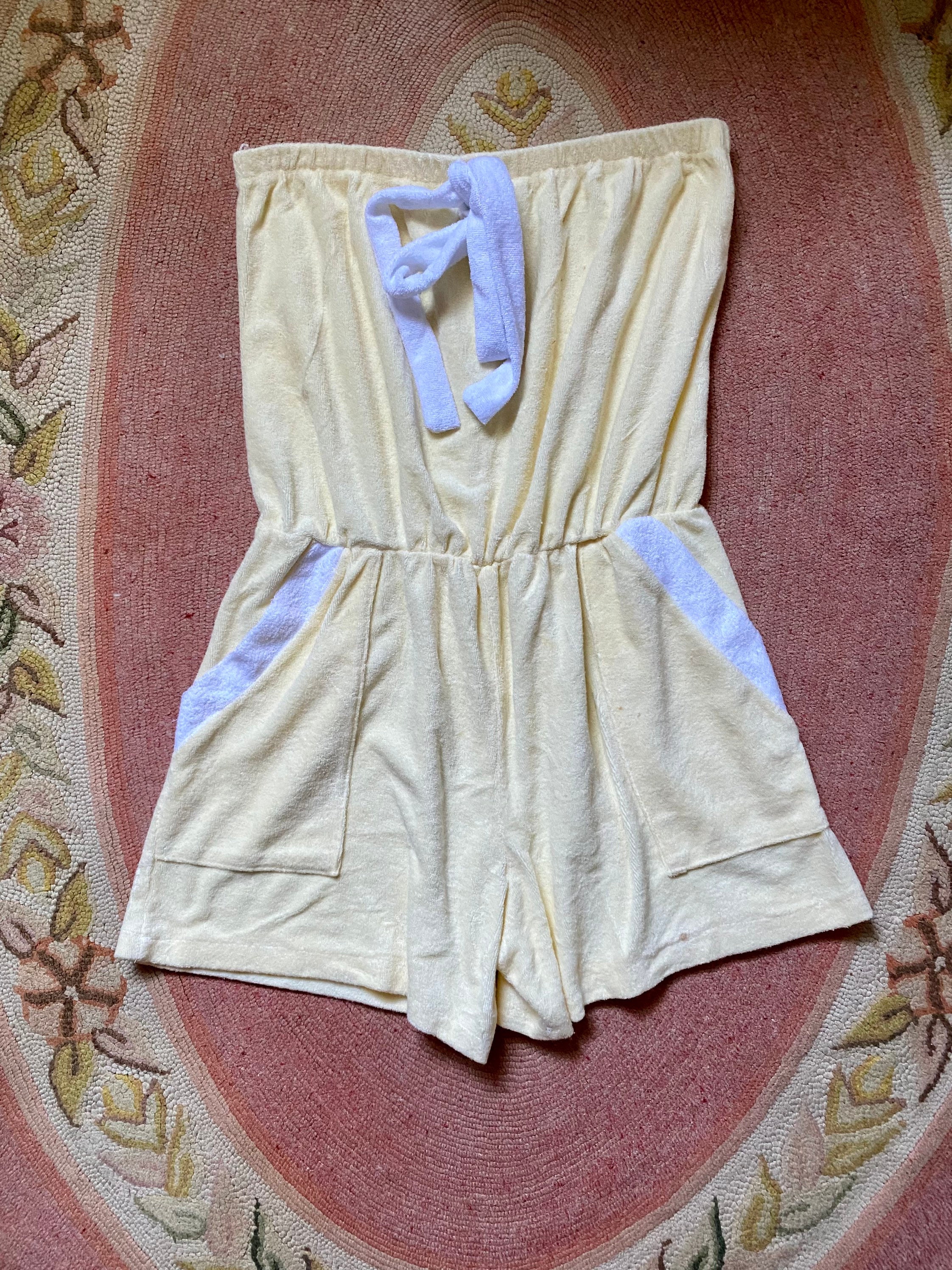 Vintage terry cheap cloth romper