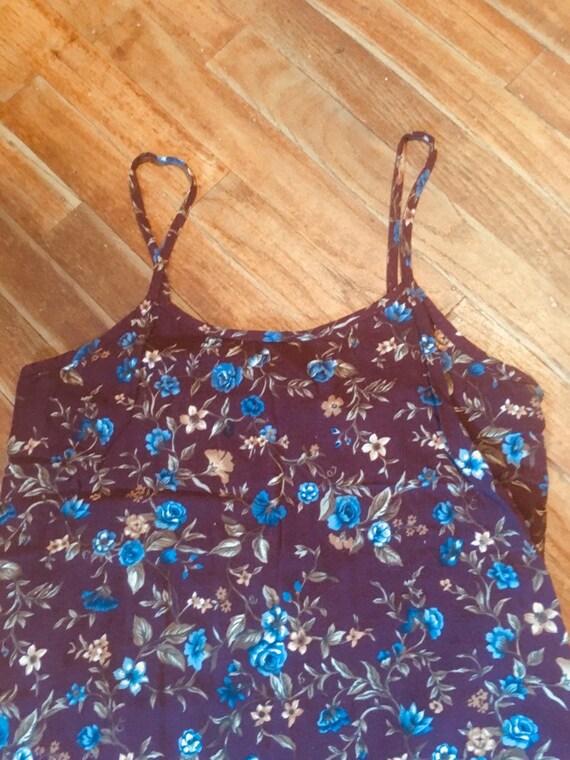 Vintage 1980's womens floral summer dress. Size Sm