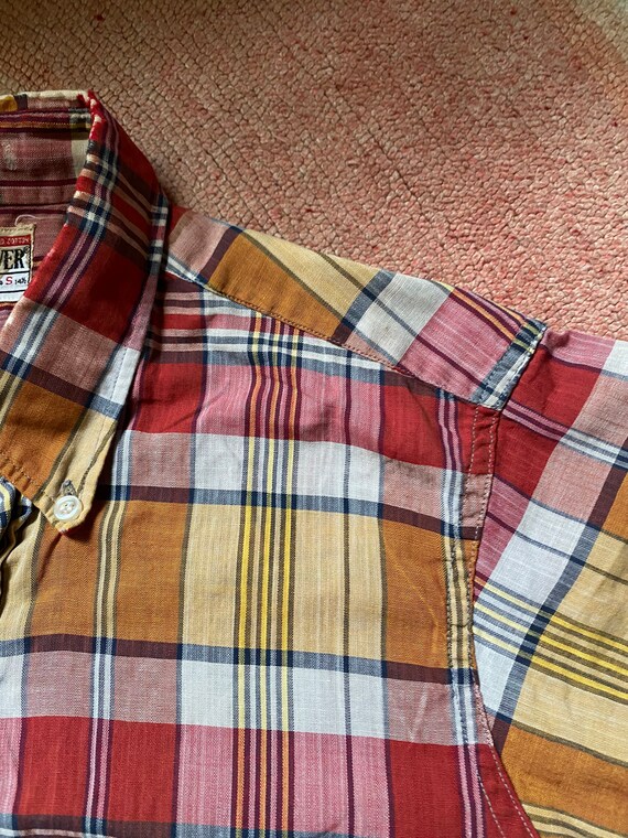 Dan River 1960’s vintage mens plaid rockabilly mo… - image 2