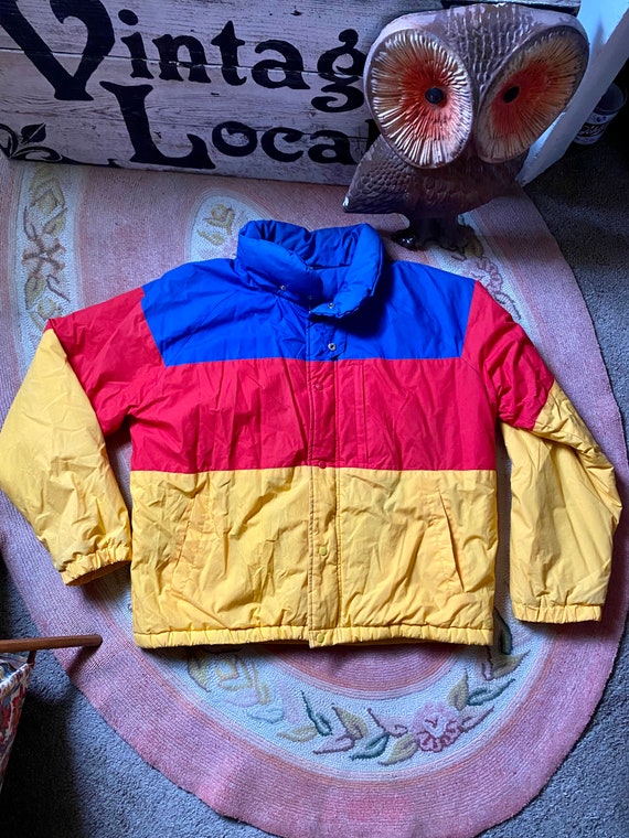 Color Puffer Jacket Unisex Size 