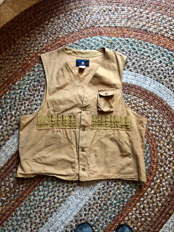 Super dope 1960’s/70’s cotton duck hunting vest me