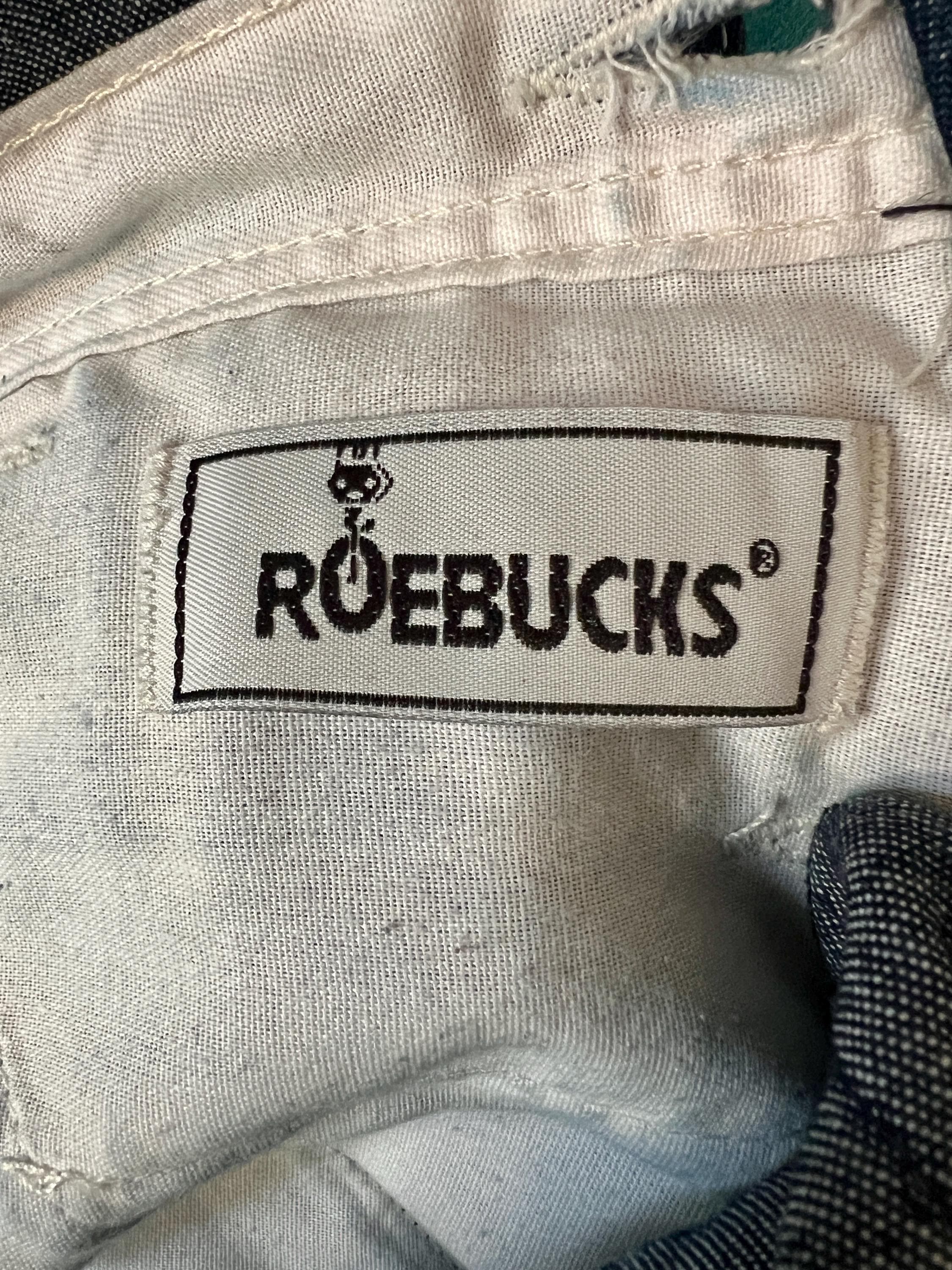 Sears Roebucks 1980's Vintage Dark Denim Overalls Men's or Women's