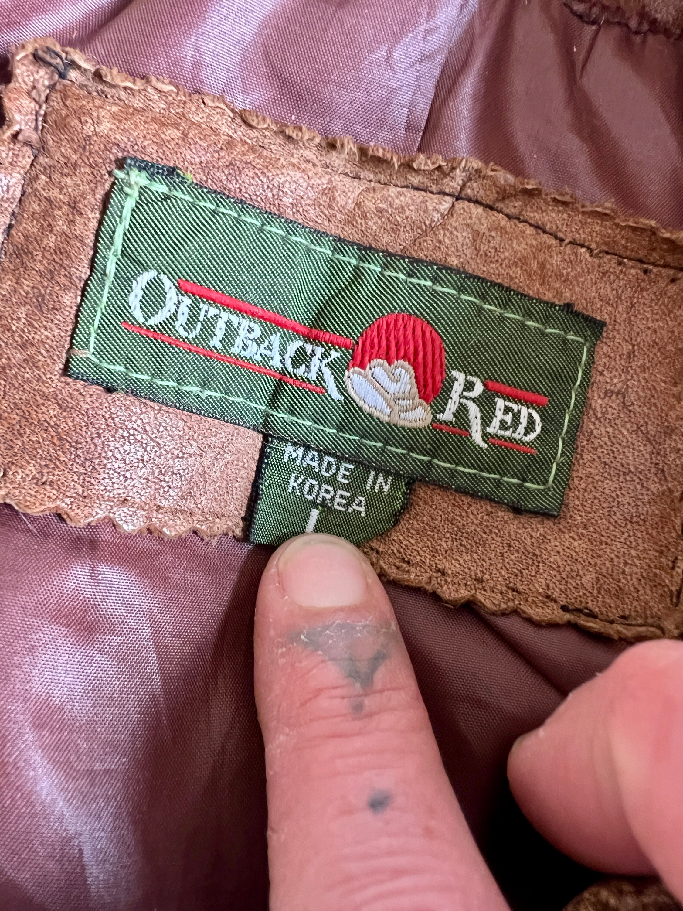 Outback red leather jacket 2025
