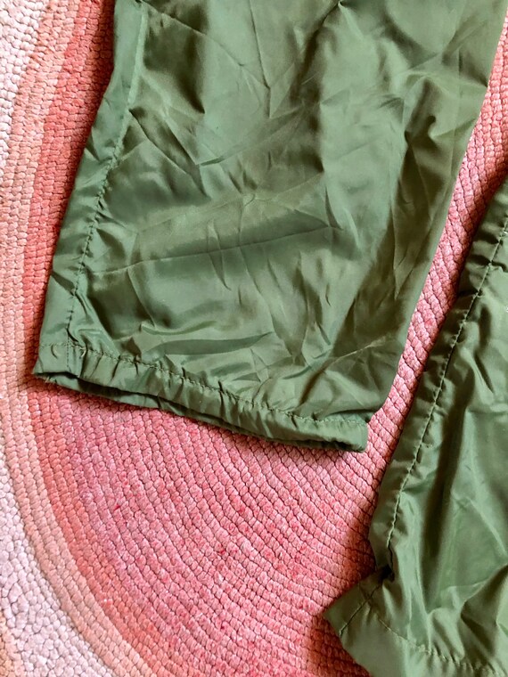 1960’s vintage green windbreaker jacket with gene… - image 5