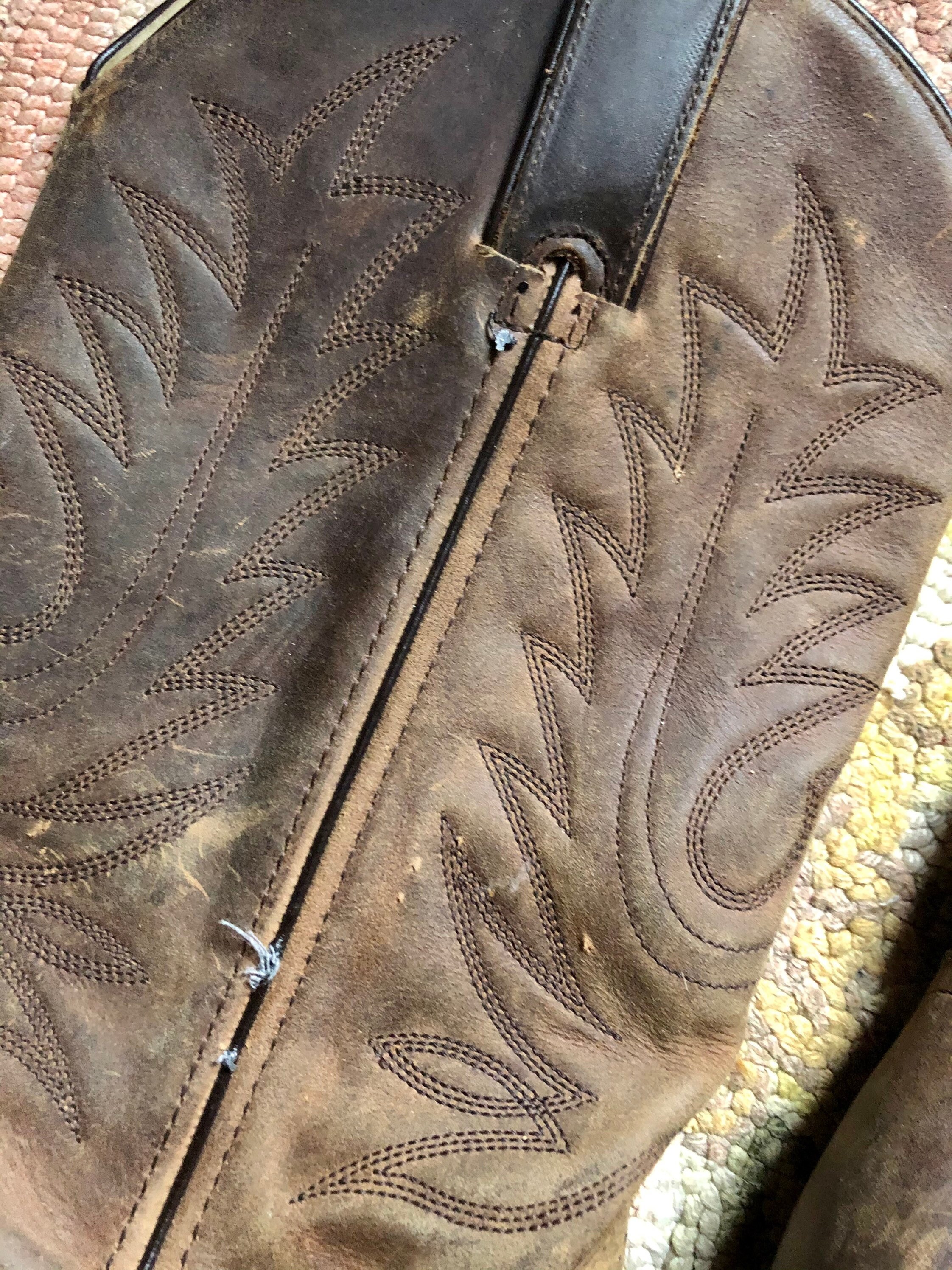 1980s Vintage Brown Leather Durango Womens Cowboy Boots Size - Etsy