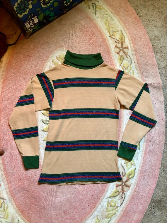 Kmart 1960’s/70’s vintage striped mod boho turtle… - image 7