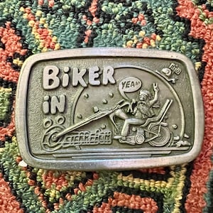 1990’s vintage Austria biker belt buckle