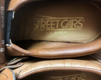 1970 vintage leather shoes シボ革 グッドイヤー