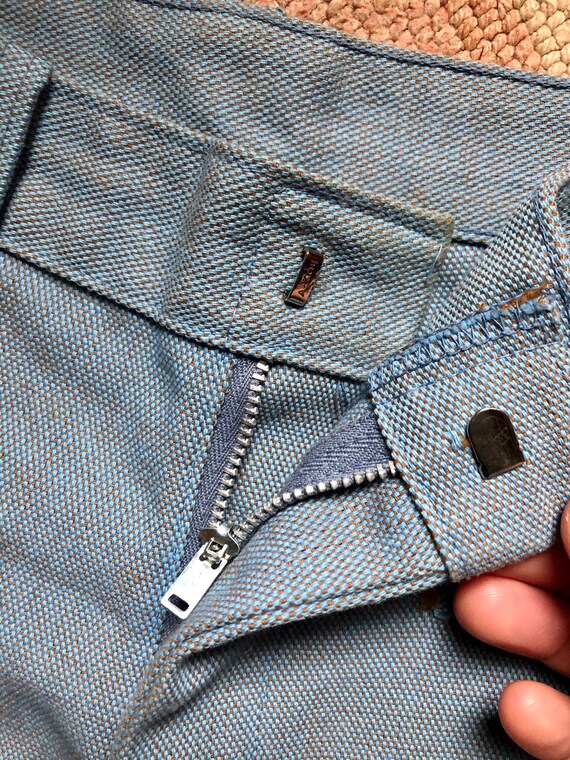 Male slack jeans 1970’s vintage western wear flar… - image 5